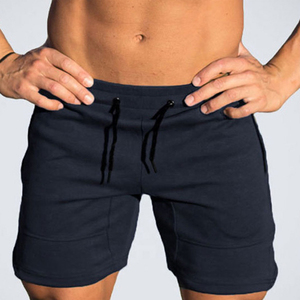 Pantalones cortos deportivos Fitness verano gimnasio entrenamiento malla pantalones cortos hombres músculo Fitness deportes corto transpirable moda venta al por mayor tasa - Product Image 4