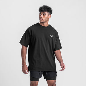 Camisetas de Manga Larga con Cuello Redondo, 100% Algodón, para Hombre, Impresión Personalizada, Hombros Caídos, Tallas Grandes, Secado Rápido y Ecológicas - Product Image 1