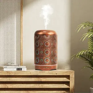 Fabrik anpassen Logo Luftbe feuchter Ätherische Öle Home Aroma therapie Diffusor Nebel Spray Aroma Diffusor mit Nachtlicht