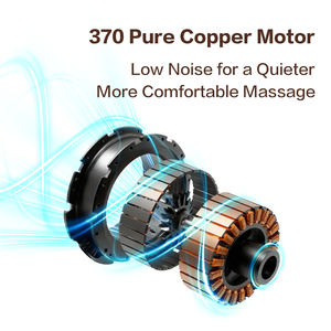 Oreiller de massage Shiatsu à vibrations de qualité supérieure avec chaleur néon rouge, soin cervical de luxe abordable - Product Image 3