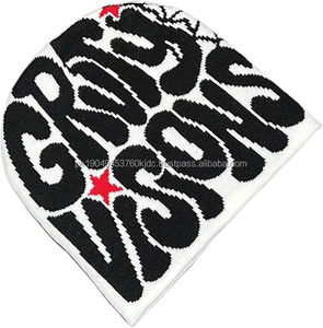 Y2K Beanie Knitted Winter <b>Hats</b> <b>for</b> <b>Men</b> Women Letter Printing Skull Cap with Dot Bow Camouflage Patterns <b>for</b> Beach Business Wear - Product Image 2