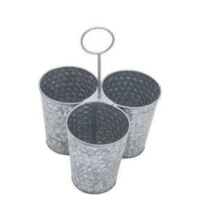 Soporte para utensilios de cocina, nuevo diseño, herramienta de hierro galvanizado, Caddy de almacenamiento de hierro galvanizado hecho a medida - Product Image 6