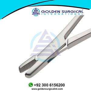 Pince d'écrasement de collier de 140mm Denis Browne mâchoire dentelée, Instruments chirurgicaux de chirurgie plastique - Product Image 5