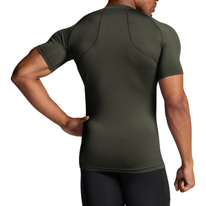 Camiseta de alta calidad con gran aspecto personalizado y transpirable de tela suave al tacto de poliéster para entrenamiento y gimnasio - Product Image 1