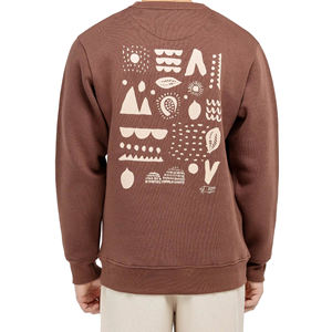 Sweat-shirt à capuche en coton 100% respirant et écologique pour homme, prêt pour l'hiver, avec un design imprimé à l'écran, tissu de 300g - Product Image 4