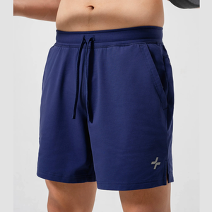 OEM Men's Casual <b>Low</b> <b>Waist</b> Bermuda <b>Shorts</b> Cotton-Blend Solid Pattern Knitted Fabric with Elastic <b>Waist</b> Closure - Product Image 4