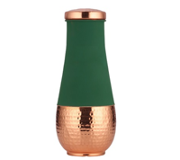 Pichet à eau en cuivre moderne et écologique Joint en verre intégré Carafe de chevet de grande capacité personnalisable de haute qualité pour la chambre à coucher
