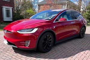 2024 Tesla Model x 75D รถ SUV ไฟฟ้าหรูที่มีขนาดกว้างขวางภายในเรียบเบาะหนังด้านซ้าย - Product Image 5