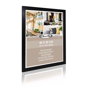 กรอบโปสเตอร์สีดำ ดีไซน์ทันสมัย ขนาด 40 x 50 ซม. - Product Image 1