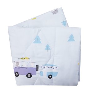 Pour Tencel Lyocell bébé/enfants imprimé dessin animé draps ensembles de literie tricotés - Product Image 2