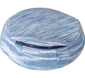 Cojín redondo de yute Zafu, relleno de casco de alforfón, cojín de meditación de Asanas de Yoga impreso, asa de transporte para uso doméstico - Product Image 1