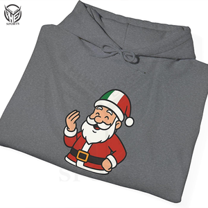 Sudadera con Capucha Navideña de Felpa 100% Algodón para Hombre, Corte Holgado, Ecológica y de Secado Rápido, Ropa de Invierno de Alta Calidad - Product Image 5