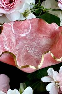 Unique stylish <b>resin</b> bowl centerpiece <b>for</b> dining <b>table</b> modern handmade elegant versatile decorative luxury home - Product Image 6