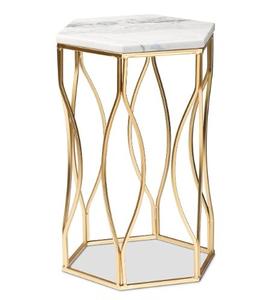 Geometric Metal Wire <b>Table</b> Modern Living Room Furniture Supplements for Coffee and <b>Side</b> <b>Tables</b> Decor Spaces - Product Image 5