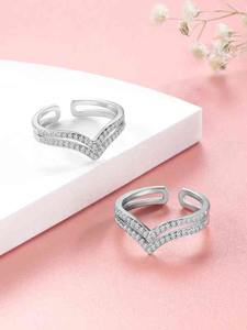 Wholesale Supply Adjustable 925 Silver Ring for <b>Women</b> Simple and Stylish Design for Retail and Personal Use Available for <b>Sale</b> - Product Image 6