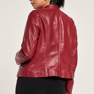 Chaquetas de Cuero para Mujer de Primera Calidad, Servicio OEM, Nuevo Diseño de Moda 2025 - Product Image 3