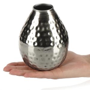 Jarrón de mesa de lujo con color plateado para hotel y restaurante, jarrones de flores de decoración del hogar de tamaño personalizado de material de hierro - Product Image 1