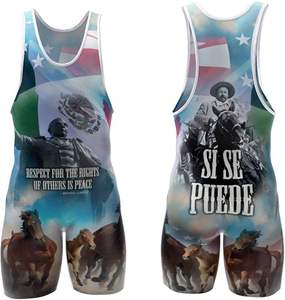 Venta al por mayor de fábrica Sublimación Running Marathon Singlet Set Malla de fibra de poliéster Custom Unisex Marathon Singlet - Product Image 3