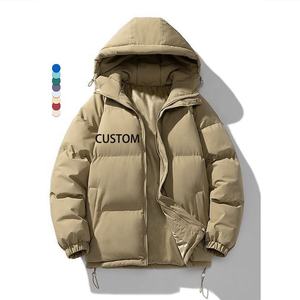 Chaqueta acolchada negra de alta calidad para mantener el calor, chaquetas acolchadas para hombres, chaqueta acolchada de invierno para adultos, chaqueta para exteriores y chaqueta Bomberjacket - Product Image 1