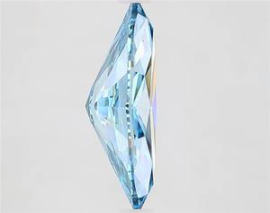 Lab Grown Diamond Marquise 2.52ct Fancy Vivid Blue VVS1 - Product Image 3