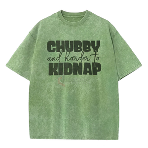 Boxy Camiseta Vintage Wash Crew de gran tamaño para hombre Diseño personalizado Algodón recortado con camiseta Crew para mujer - Product Image 4