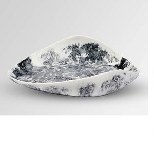 Bol et plat en résine polie, article unique, résistant au lave-vaisselle, durable, personnalisable, design européen moderne pour les fêtes et la maison - Product Image 2