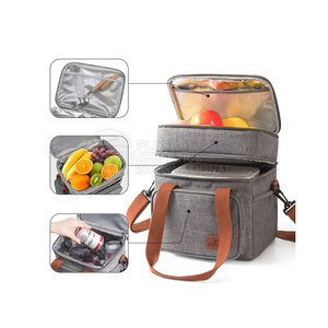 Sac isotherme personnalisé imperméable et réutilisable avec impression du logo sac isotherme de voyage glacière pour pique-nique et école en plein air - Product Image 2