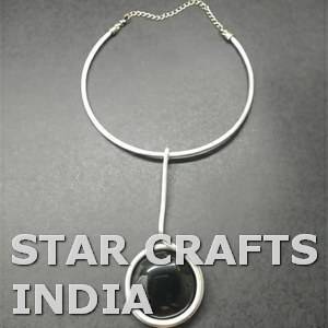 High Quality <b>Leather</b> <b>Cord</b> with Resin Multi Beads Pendent Necklace Set Jewelry Earrings Accessories Women Stainless Steel Jewelry - Product Image 5