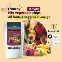 Premium Kwaliteit Gebakken Groentechips 14g 60g Sachet Vacuümverpakking Halal Gemaakt in Maleisië