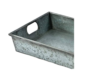 Plateau de service rectangulaire classique en fer, fait main, de qualité supérieure, pour la cuisine, les restaurants et la maison, écologique et personnalisable - Product Image 2