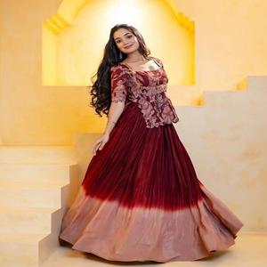 Top corto elegante tradicional Kalamkari, combinación perfecta para Lehenga Choli, ropa India pakistaní, celebraciones de fiesta - Product Image 1