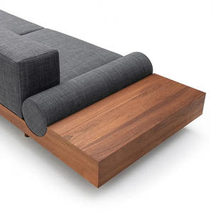 โซฟาห้องนั่งเล่นทำจากไม้สักคุณภาพสูงพร้อมสีเคลือบธรรมชาติ รวมถึงเบาะรองนั่ง - Product Image 5