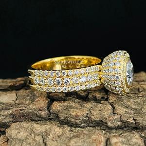 Anillo de Compromiso Solitario de Diamante Cultivado en Laboratorio CVD de 1 Quilate en Oro Sólido de 14K, Certificado IGI, Anillo de Diamante de Corte Redondo de Lujo Cristiano - Product Image 3