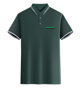 เสื้อลำลองถักไซส์ใหญ่สำหรับผู้ชายผ้าฝ้าย100% กันยับพิมพ์โลโก้ทรงปกติ - Product Image 6