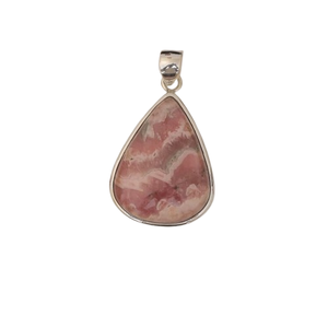 925 joyería estampada Color Rosa tendencia regalo de boda Plata de Ley 925 piedra preciosa hecha a mano Rhodo Chrosite Spinner colgante - Product Image 1