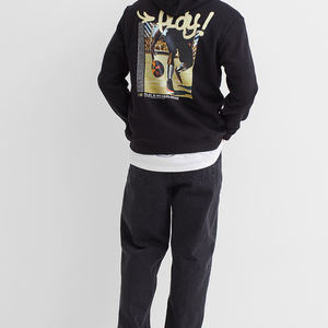 Sweats à capuche en coton pour hommes, vente en gros, Design personnalisé, avec panneau en Polyester sublimé, OEM, vêtements de rue décontractés - Product Image 6