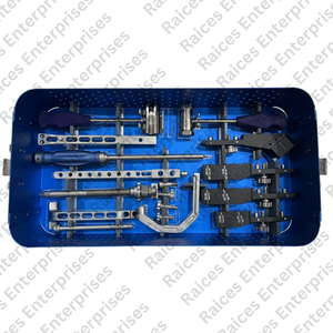 Kit Quirúrgico Ortopédico Manual para Clavo Femoral Proximal (PFNA) con Instrumentos, Cuchillas, Tornillos, Gancho de Extracción Cutánea y Placa Ósea - Product Image 2