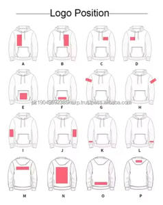 Sweat à capuche surdimensionné pour homme personnalisé, 340 grammes, poids lourd, 100% coton, streetwear du Pakistan pour l'hiver - Product Image 5