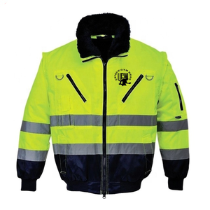 Meilleures ventes de vêtements de travail imperméables veste de sécurité réfléchissante haute visibilité et manteaux pour hommes - Product Image 3