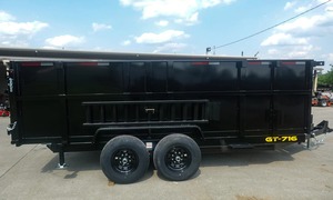 Remolque Volquete Telescópico 7x16 con Laterales de 4 pies (2), Ejes de 7K, 14k GVWR, para Uso Agrícola, Componentes Principales Disponibles, Nuevo y Usado, 1 Año - Product Image 2