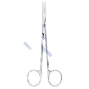 กรรไกรผ่าตัดทางการแพทย์แบบแมนนวลทำจากสแตนเลส14.5ซม. อุปกรณ์พื้นฐานสำหรับการผ่าตัดผ้าพันแผลทางการแพทย์แบบตรง - Product Image 1