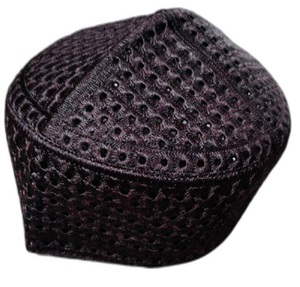 Gorras musulmanas de alta calidad, transpirable, venta al por mayor, sombrero de Arabia Saudita para adultos, gorra con entrepierna de algodón, gorras de oración Namaz - Product Image 3