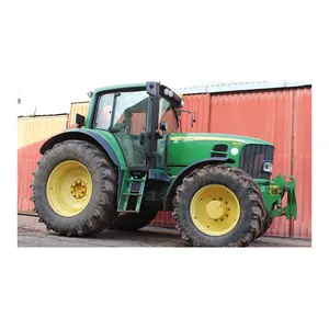 Used/second hand/new wheel tractor 4X4wd john d-eere 120hp with farming equipment used tractors