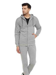 Customized wholesale <b>Mens</b> Zipper Track <b>Suit</b> Sets Training Fitness Sports Sweatpants And Hoodie Two Piece Set Tracksuit For <b>Men's</b> - Product Image 2