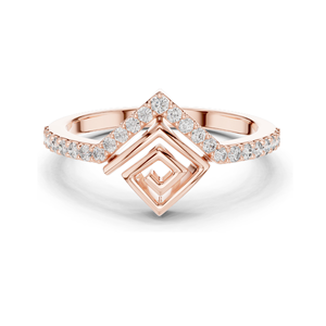 Bague pour femme en diamant de culture 0,232 CT, clarté VVS-VS, or 18 carats, 14 carats, 10 carats et argent 925, or rose, or jaune, or blanc - Product Image 3