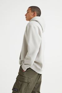 Hombres 100% algodón en blanco grueso francés Terry calidad de lujo peso pesado ajuste de gran tamaño Logotipo de impresión personalizada sudaderas con capucha de los hombres - Product Image 3