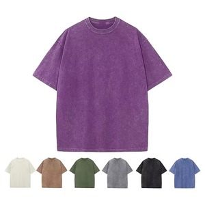 100% Cotton High Quality Blank <b>T</b>-<b>shirts</b> Wholesale Heavyweight Oversized Tshirt Printing Custom Men's <b>T</b> <b>Shirt</b> - Product Image 2