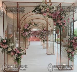 Arches en plastique renforcé de fibres marocaines colorées pour les mariages en plein air - Product Image 5