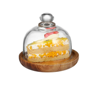 Premium Maison & Décoration Personnalisé rond Gâteau Stand Plateau Bois Gâteau Plateau Outils Direct Usine Grossiste