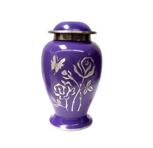 Meilleures ventes d'urne funéraire en laiton de l'Inde Fournitures funéraires en métal de qualité supérieure pour les cendres d'adultes - Product Image 6